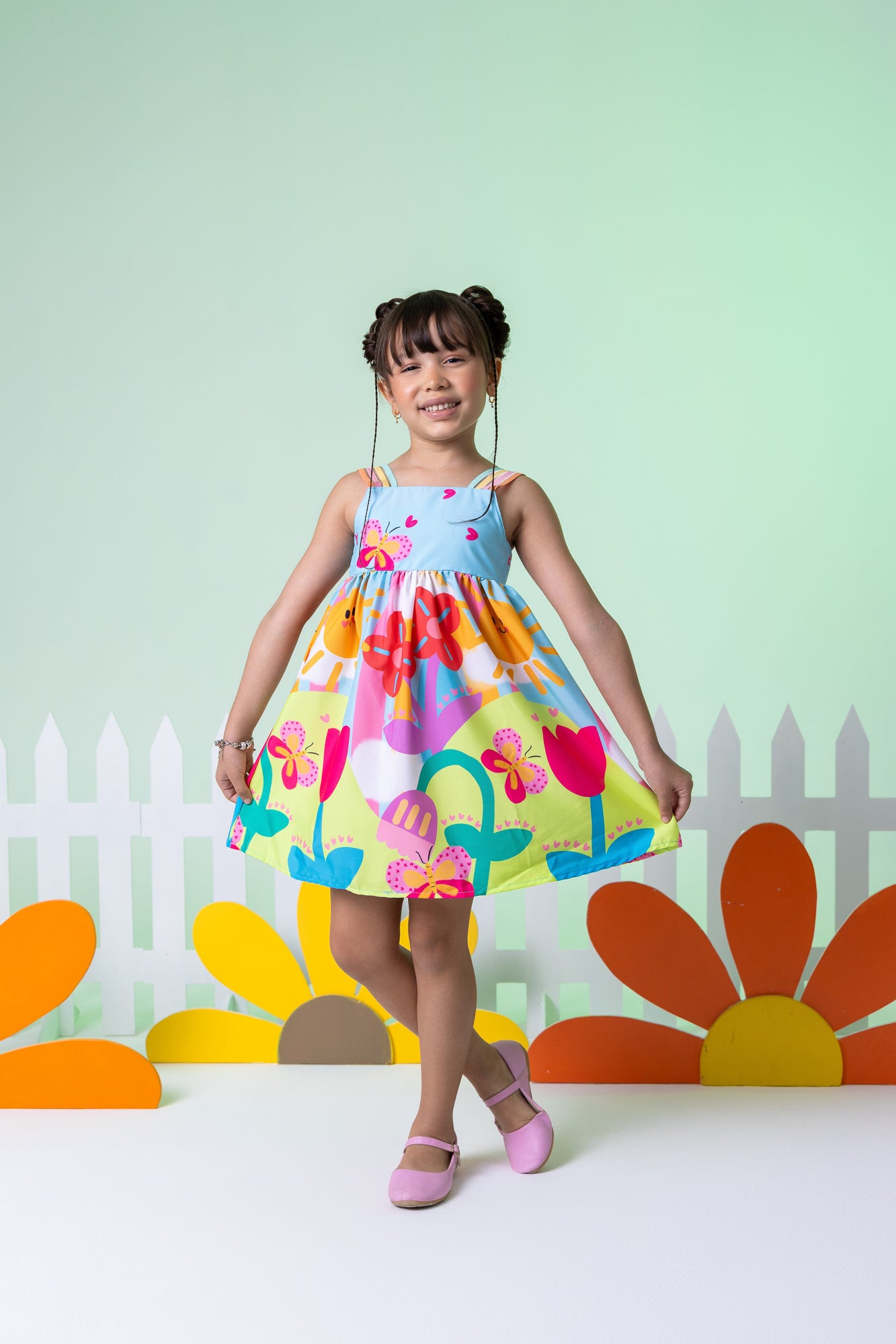 Vestido Carol - Jardim Colorê