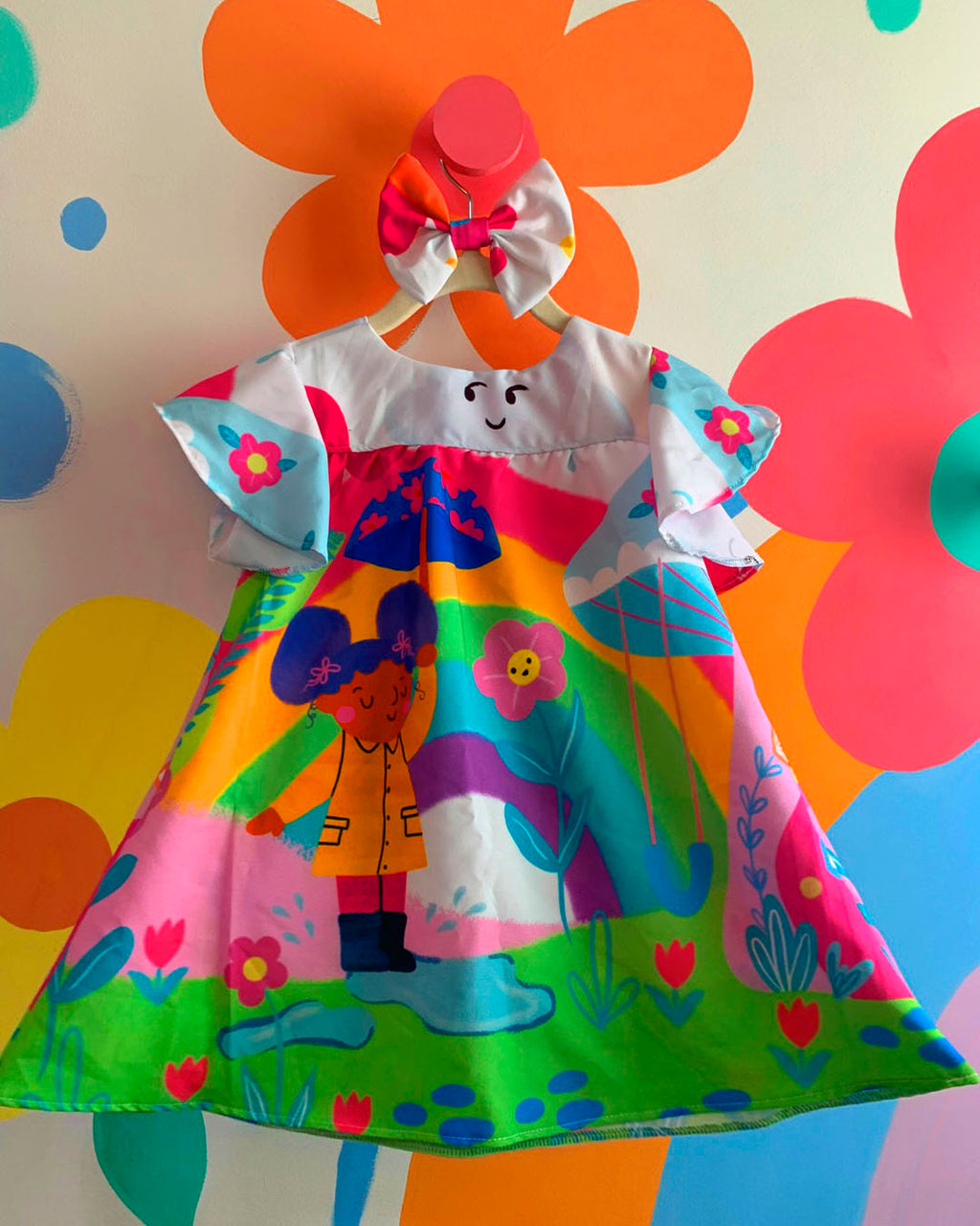 Vestido Eloisinha - Brincando na chuva