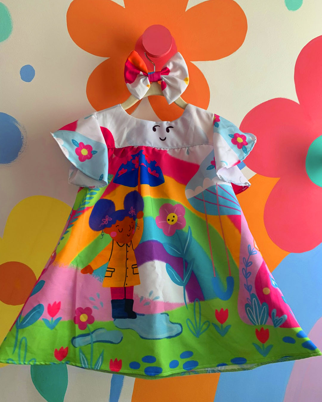 Vestido Eloisinha - Brincando na chuva